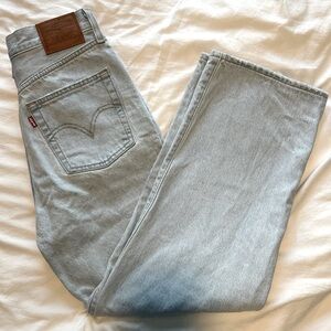 levi distressed baggy jeans